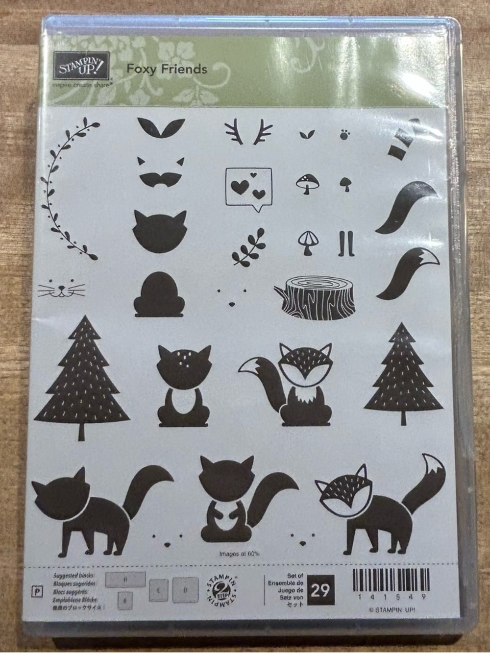 🍒 Stampin’Up! 🍒 “Foxy Friends” Stamp set.
